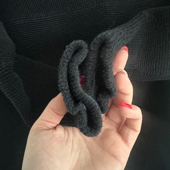 Free People Black Turtleneck Sweater with Relaxed Fit - Picture 5 of 5